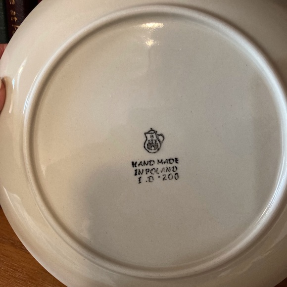 Polish Pottery Dessert Plate by Ceramika Artystyczna - Picture 2 of 2